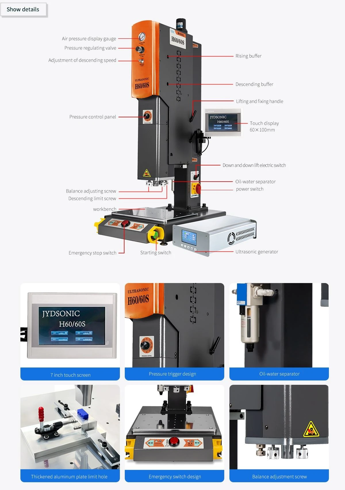 Ultrasonic Welding Machine for ABS Plastic